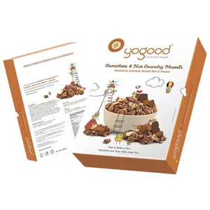 Ngũ Cốc Sấy Giòn Socola & Hạt, Chocolate & Nut Crunchy Muesli (320g) - YOGOOD