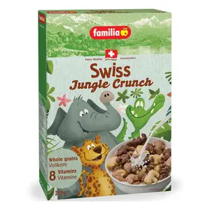 Ngũ Cốc Thụy Sĩ Nguyên Cám, Swiss Jungle Crunch, Whole Grains, 8 Vitamins (250g) - FAMILIA