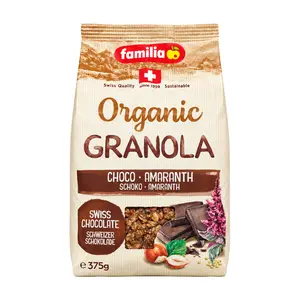 Ngũ Cốc Socola & Rau Dền Hữu Cơ, Organic Granola, Choco & Amaranth (375g) - FAMILIA