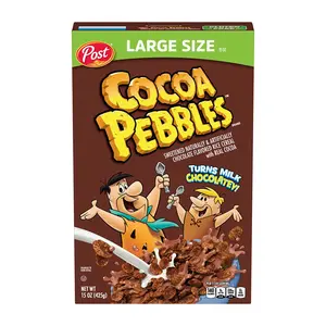 Ngũ Cốc Ăn Sáng Vị Cacao, Cocoa Pebbles, Large Size, 15 oz (425g) - POST