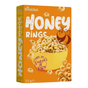 Ngũ Cốc Mật Ong Hình Vòng, Mr. Breakfast, Honey Rings (375g) - BAKALLAND