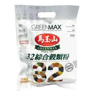 Bột 32 Loại Ngũ Cốc Không Đường, 32 Multi Grain Cereal, No Sugar Added, 12 Gói, 10.6 oz (300g) - GREENMAX
