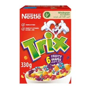Ngũ Cốc Nguyên Cám 6 Vị Trái Cây, Trix, 6 Fruity Shapes, Fruit Flavoured Corn Puffs Breakfast Cereal (330g) - NESTLE