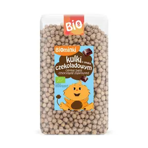 Ngũ Cốc Viên Socola Hữu Cơ, Kulki o Smaku Czekoladowym, Chocolate Flavoured Cereal Balls (300g) - BIOMINKI