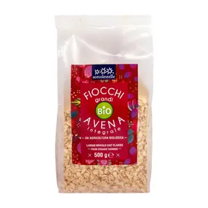 Yến Mạch Nguyên Cám Hữu Cơ Cán Lớn, Large Whole Oat Flakes (500g) - SOTTOLESTELLE