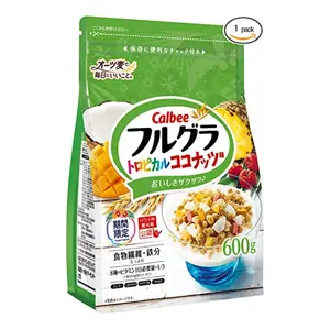 Ngũ Cốc Trái Cây Nhiệt Đới, Frugra Granola, Tropical Coconut (600g) - CALBEE