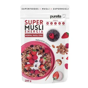 Ngũ Cốc Trái Cây Tăng Năng Lượng, Super Musli Energy, Mulberry, Maca, Chia (200g) - PURELLA