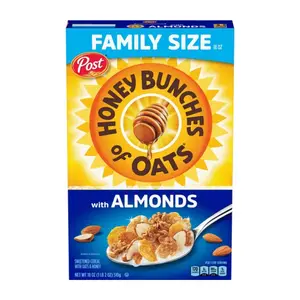 Ngũ Cốc Mật Ong & Hạnh Nhân, Honey Bunches of Oats, with Almonds, 18 oz (510g) - POST