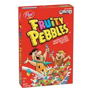 Ngũ Cốc Gạo Vị Trái Cây, Sweetened Rice Cereal, Fruity Pebbles, 11 oz (311g) - POST