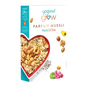 Ngũ Cốc Các Loại Hạt & Hạt Chia, Glow, Parfait Muesli, Nuts & Chia (360g) - YOGOOD