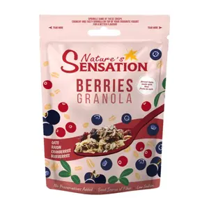 Ngũ Cốc Yến Mạch, Nho Khô, Nam Việt Quất & Việt Quất, Berries Granola (454g) - NATURE'S SENSATION
