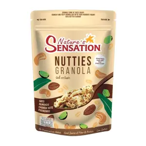Ngũ Cốc Yến Mạch, Hạnh Nhân, Hạt Điều & Hạt Dẻ Cười, Nutties Granola (454g) - NATURE'S SENSATION