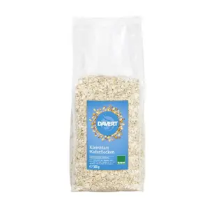 Yến Mạch Cán Nhỏ Hữu Cơ, Kleinblatt Haferflocken, Organic Oat Flakes (500g) - DAVERT