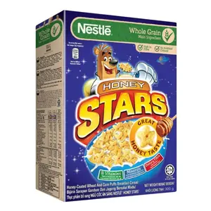 Ngũ Cốc Ngôi Sao Mật Ong, Honey Stars, Honey-Coated Wheat & Corn Puffs Breakfast Cereal (300g) - NESTLE