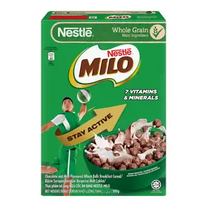 Ngũ Cốc Viên Socola, Milo, Chocolate & Malt Flavoured Wheat Balls Breakfast Cereal (300g) - NESTLE