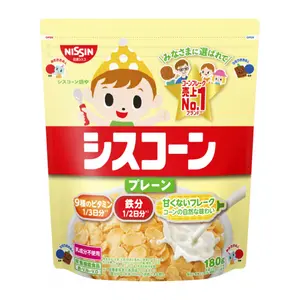 Ngũ Cốc Ngô Giòn Truyền Thống, Ciscorn, Plain Corn Flakes (180g) - NISSIN