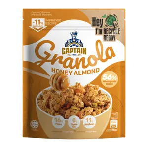 Ngũ Cốc Hạnh Nhân Mật Ong, Granola, Honey Almond (200g) - CAPTAIN OATS