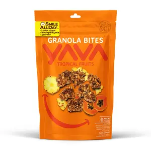 Ngũ Cốc Trái Cây Nhiệt Đới, Granola Bites, Tropical Fruits, 4.4 oz (125g) - YAVA