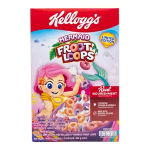 Ngũ Cốc Nhẫn Cầu Vồng, Mermaid Froot Loops, Breakfast Cereal (285g) - KELLOGG'S