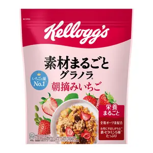 Ngũ Cốc Dâu Tây, Whole Ingredients Granola with Freshly Picked Strawberry (400g) - KELLOGG'S