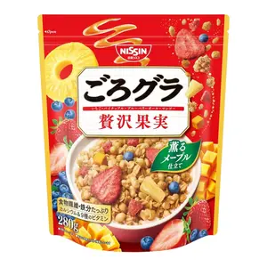 Ngũ Cốc Trái Cây, GoroGura, Luxury Fruit Chunky Granola with Maple (280g) - NISSIN