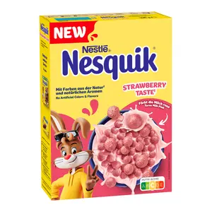 Ngũ Cốc Vị Dâu, Nesquik, Strawberry Cereal Balls (330g) - NESTLE