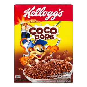 Ngũ Cốc Bỏng Gạo Socola, Coco Pops, Breakfast Cereal Puffed Rice with Cocoa (350g) - KELLOGG'S