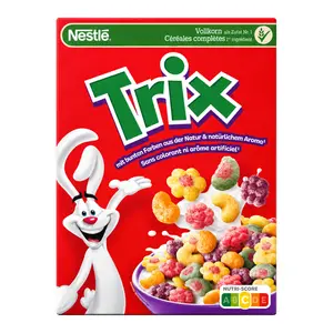 Ngũ Cốc Nguyên Cám Vị Trái Cây, Trix, Fruity Shapes, Fruit Flavoured Corn Puff Breakfast Cereal (300g) - NESTLE