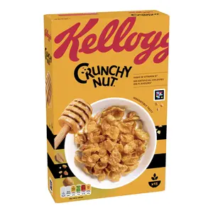 Ngũ Cốc Ngô Giòn Vị Đậu Phộng & Mật Ong, Crunchy Nut, Corn Flakes with Peanut & Honey (460g) - KELLOGG'S