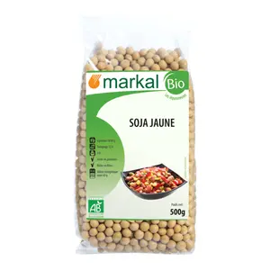 Đậu Nành Nguyên Hạt Hữu Cơ, Organic Soya Beans (500g) - MARKAL