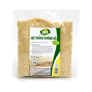 Mè Trắng Không Vỏ, White Hulled Sesame Seeds (100g) - PMT