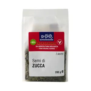 Hạt Bí Hữu Cơ Đã Bóc Vỏ, Semi di Zucca, Organic Pumpkin Seeds (200g) - SOTTOLESTELLE