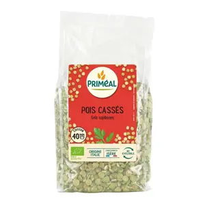 Đậu Hà Lan Xanh Hữu Cơ, Organic Green Pea Slit (500g) - PRIMÉAL