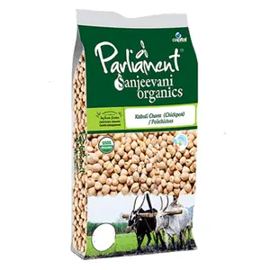 Đậu Gà Hữu Cơ, Organic White Chickpeas, Kabuli Chana (500g) - PARLIAMENT SANJEEVANI ORGANICS