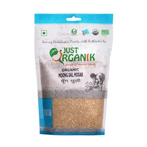 Đậu Xanh Hữu Cơ, Organic Moong Dal Mogar, Split Mungbean (500g) - JUST ORGANIK