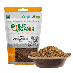 Hạt Methi Hữu Cơ, Organic Fenugreek (100g) - JUST ORGANIK