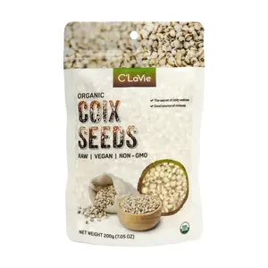 Hạt Ý Dĩ Hữu Cơ, Organic Coix Seeds, 7.05 oz (200g) - C'LAVIE