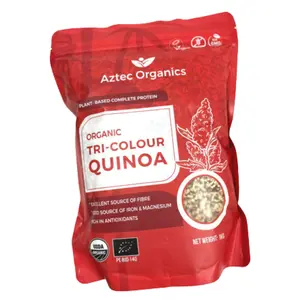 Hạt Diêm Mạch 3 Màu Hữu Cơ, Organic Tri-Colour Quinoa (1kg) - AZTEC ORGANICS