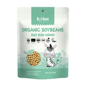 Đậu Nành Hữu Cơ, Organic Soybeans (200g) - BIO BEES