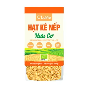 Hạt Kê Nếp Hữu Cơ, Organic Hulled Sticky Millet (200g) - C'LAVIE