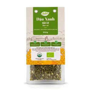 Đậu Xanh Hạt Vỡ Hữu Cơ, Organic Broken Green Beans (200g) - ANBIO