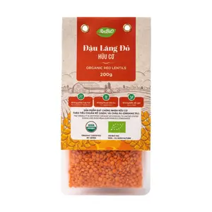 Đậu Lăng Đỏ Hữu Cơ, Organic Red Lentils (200g) - ANBIO