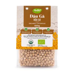Đậu Gà Hữu Cơ, Organic Chickpeas (500g) - ANBIO