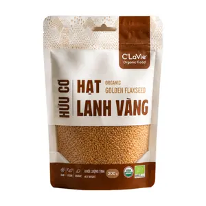 Hạt Lanh Vàng Hữu Cơ, Organic Golden Flaxseed (200g) - C'LAVIE