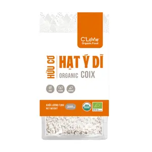 Hạt Ý Dĩ Hữu Cơ, Organic Coix (200g) - C'LAVIE