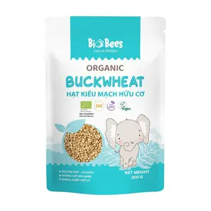 Hạt Kiều Mạch Hữu Cơ, Organic Buckwheat, Raw (200g) - BIO BEES