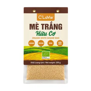 Mè Trắng Hữu Cơ, Organic White Sesame Seed, Raw (200g) - C'LAVIE