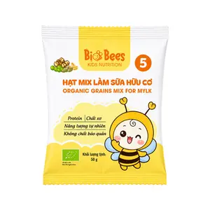 Hạt Mix Làm Sữa Hữu Cơ Số 5, Organic Grains Mix for Mylk (50g) - BIO BEES