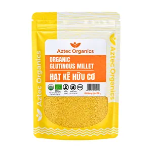 Hạt Kê Hữu Cơ, Raw Organic Glutinous Millet (200g) - AZTEC ORGANICS