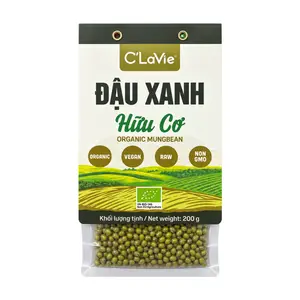 Đậu Xanh Hữu Cơ, Organic Mungbean (200g) - C'LAVIE